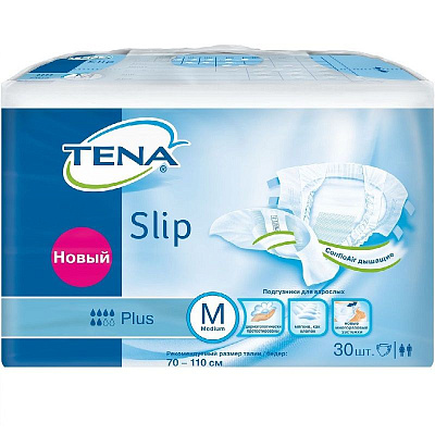 Подгузники Slip Plus для взрослых M Tena, 30 шт