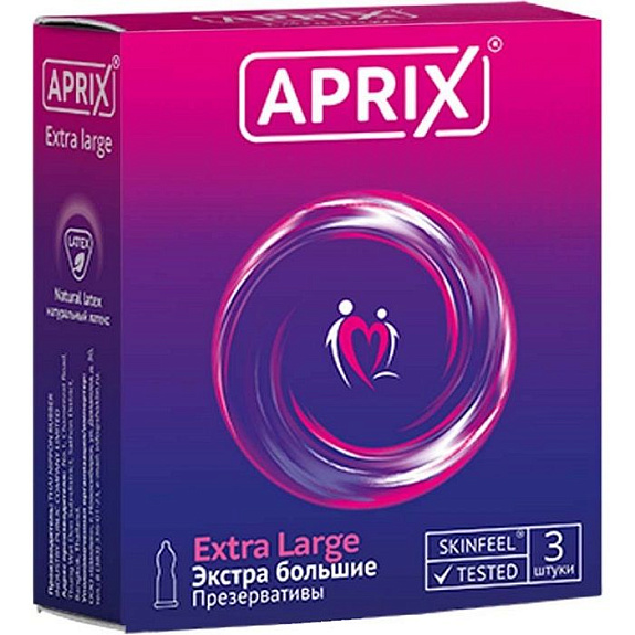 Презервативы Aprix Extra Large Экстра большие, 3 шт