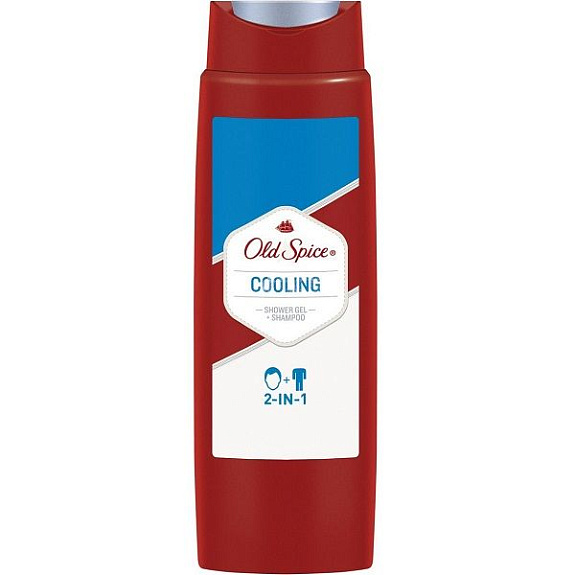 Мужской гель для душа + шампунь 2-в-1 Old Spice Cooling Охлаждающий, 250 мл