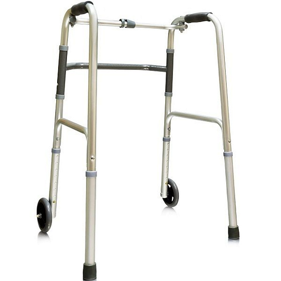 Ходунок складной с двумя передними колесами Amrus AMW1B73