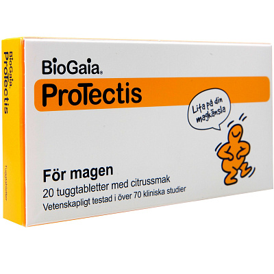 BioGaia® БиоГая для восстановления баланса микрофлоры пищеварительного тракта 0,45 г, 20 шт