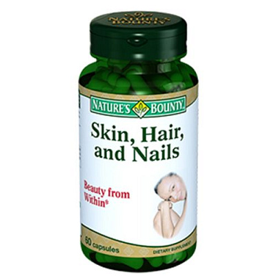 Кожа  Волосы  Ногти  комплекс для сияющей кожи  крепких ногтей  здоровых волос, Nature's Bounty, 60 капсул