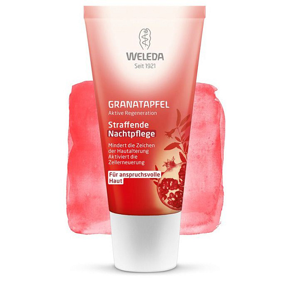Ночной крем-лифтинг с гранатом для лица Weleda, 30 мл