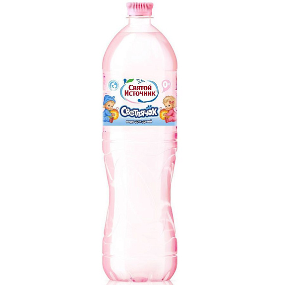 Вода питьевая детская негазированная светлячок Святой Источник, 1.5 л