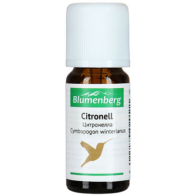 Эфирное масло цитронелла Blumenberg, 10 мл
