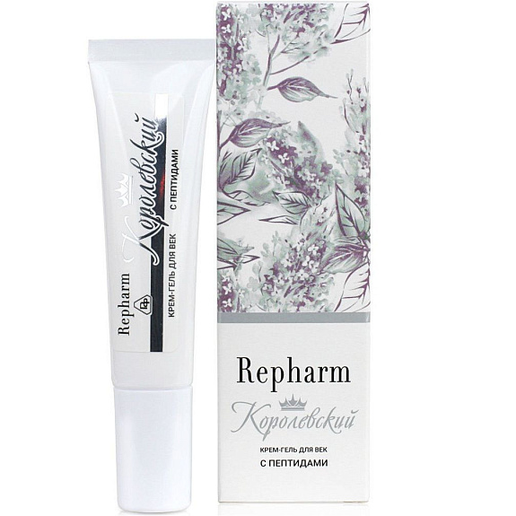 Крем-гель для век с пептидами Королевский Repharm, 10 г