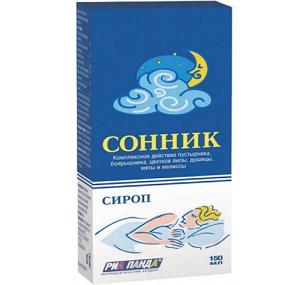 Сироп против бессонницы Сонник, 150 мл