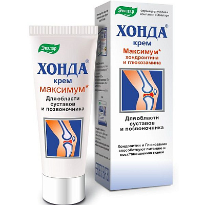 Крем Хонда Максимум для области суставов и позвоночника, 50 мл