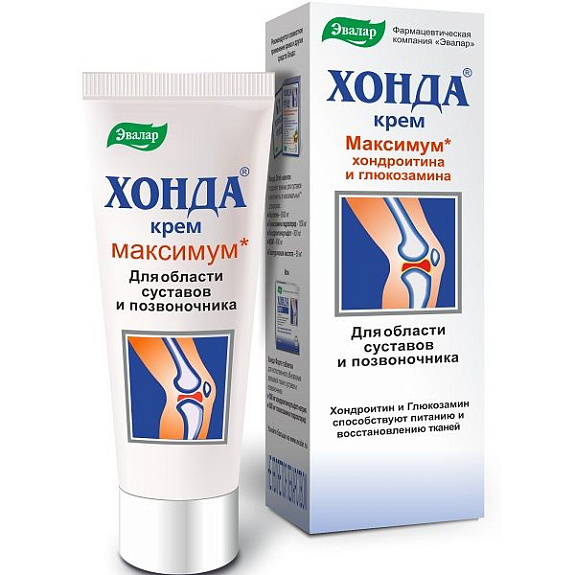 Крем Хонда Максимум для области суставов и позвоночника, 50 мл