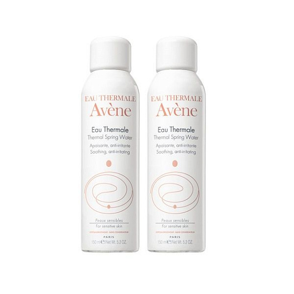 Термальная вода Avene Thermal spring water (набор из 2-х продуктов со скидкой 50% на второй продукт), 150 мл х 2