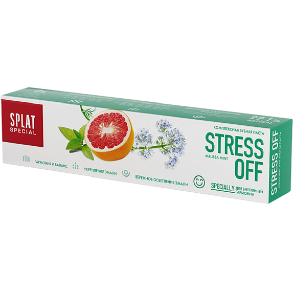 Комплексная зубная паста Splat Stress Off, 75 мл