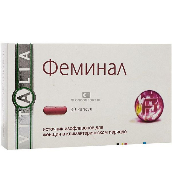 Препарат Феминал для женщин к климактерическом периоде 221 мг, 30 шт