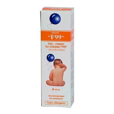 Тальк-крем для детей Витамин Ф-99, 60 мл