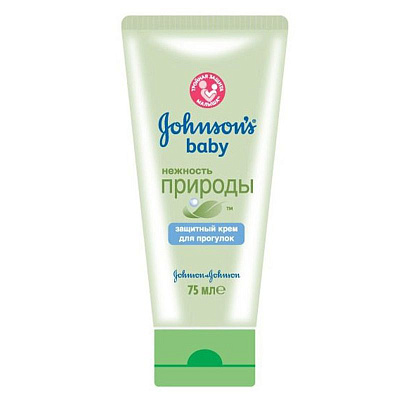 Защитный крем для прогулок «Нежность природы»™ Johnson's® baby, 75 мл