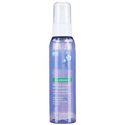 Спрей с волокнами льна для объема волос Klorane, 125 мл