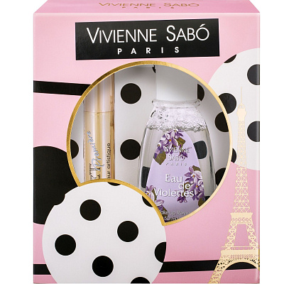 Подарочный набор Vivienne Sabo (тушь для ресниц Cabaret premiere тон 01, 9 мл + жидкость для снятия макияжа, 50 мл)