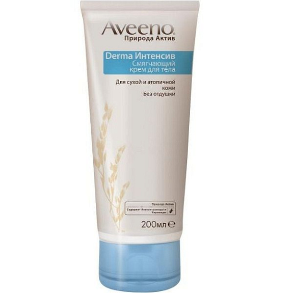 Смягчающий крем для тела Aveeno Derma Интенсив для сухой и атопичной кожи, 200 мл