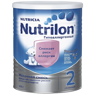 Сухая молочная смесь Nutrilon Гипоаллергенный 2, 400 г