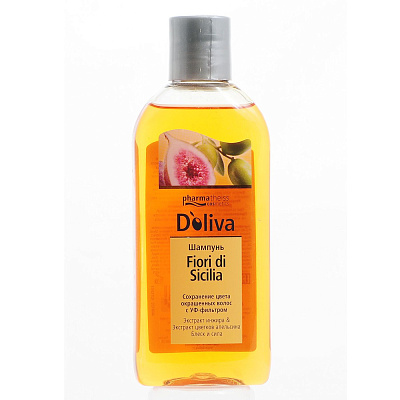 Шампунь Fiori di Sicilia для сохранения цвета окрашенных волос D'oliva, 200 мл