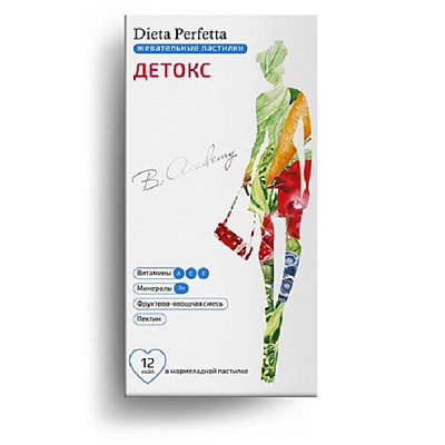 Диета Перфетта (Dieta Perfetta) B. Academy Детокс 3500 мг, 30 шт