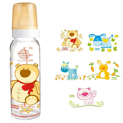 Тритановая бутылочка Веселые животное 11/841 Canpol babies, 250 мл