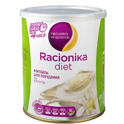 Коктейль для коррекции веса Racionika Diet со вкусом ванили, 350 г