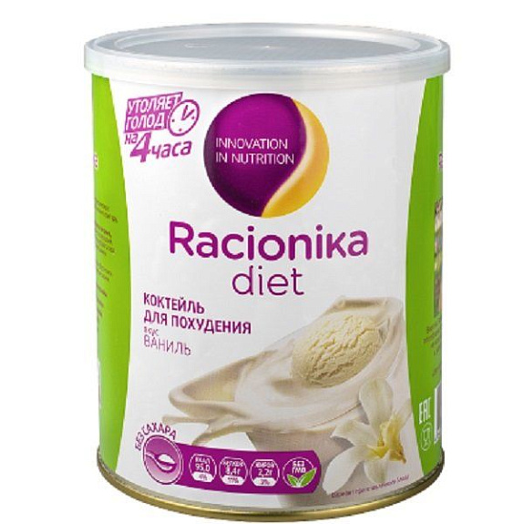Коктейль для коррекции веса Racionika Diet со вкусом ванили, 350 г