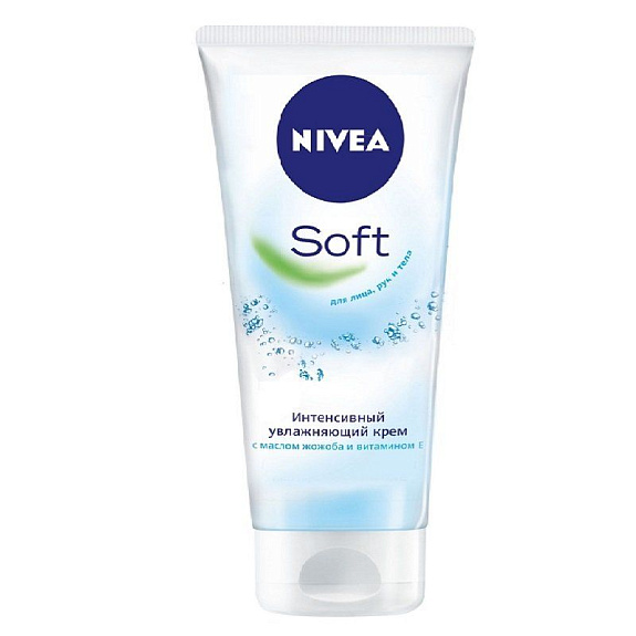 Крем увлажняющий с витаминами Nivea Soft, 75 мл