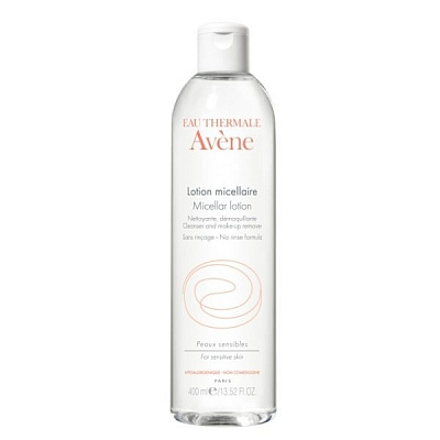 Мицеллярный лосьон для очищения кожи и удаления макияжа Avene, 400 мл