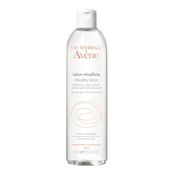 Мицеллярный лосьон для очищения кожи и удаления макияжа Avene, 400 мл