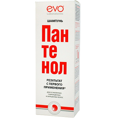 Шампунь для ослабленных, поврежденных, сухих и окрашенных волос Пантенол Evo, 250 мл