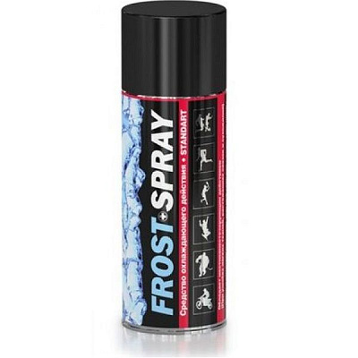 Спортивная заморозка Frost-spray против травм, ушибов и растяжений, 100 мл