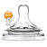 Соска быстрый поток серии Natural силиконовая Philips Avent, 2 шт