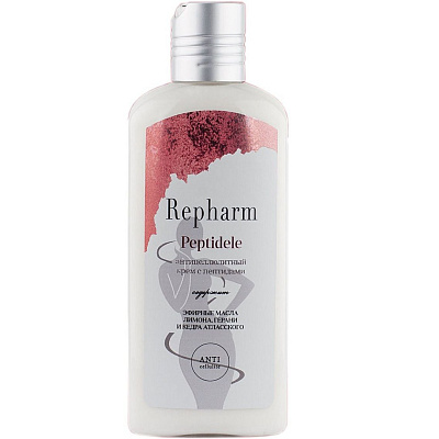 Антицеллюлитный крем с пептидами Peptidele Repharm, 150 мл
