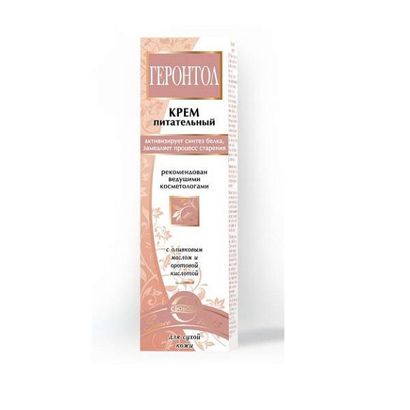 Питательный крем для лица Геронтол, 40 г.