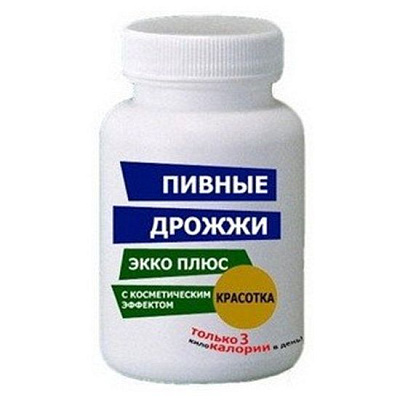 Пивные дрожжи красотка Экко плюс, 0.45 г, 150 шт