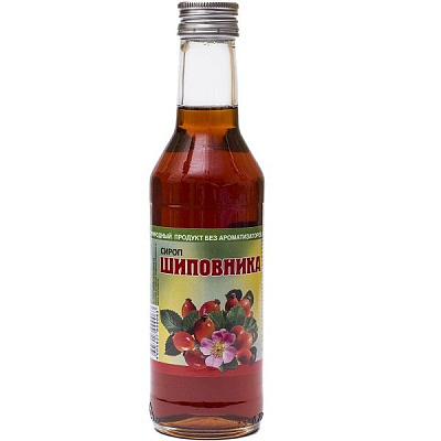 Сироп шиповника в качестве дополнительного источника витамина С, 250 мл