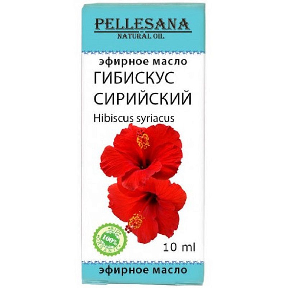 Масло гибискуса сирийского эфирное Pellesana, 10 мл