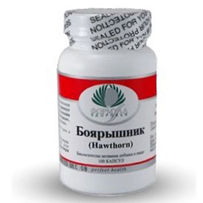 Боярышник, Поддержка сердца, Альтера Холдинг, 100 капсул