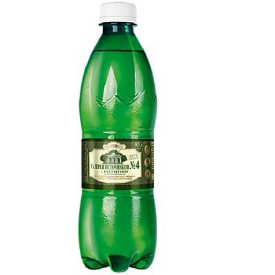 Минеральная вода лечебно-столовая газированная Ессентуки №4, 500 мл