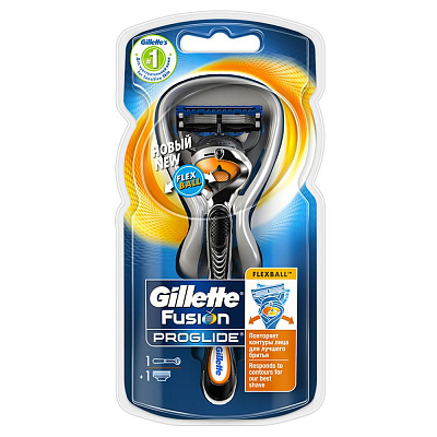 Бритва fusion proglide с технологией flexball с 1-ой кассетой Gillette