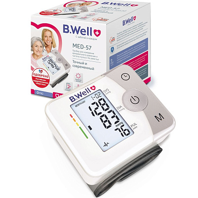 Автоматический запястный тонометр B.Well Med-57
