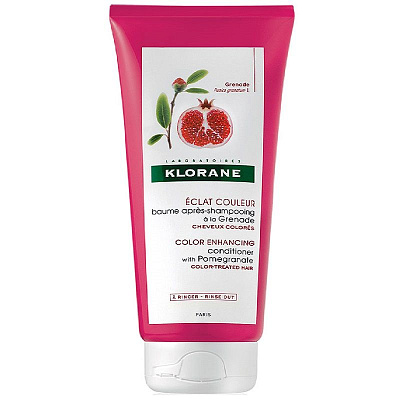 Кондиционер для окрашенных волос с экстрактом граната Klorane, 200 мл