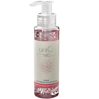 Пилинг с фруктовыми (AHA) кислотами для лица, шеи и декольте UniQ Арт Лайф, 100 мл