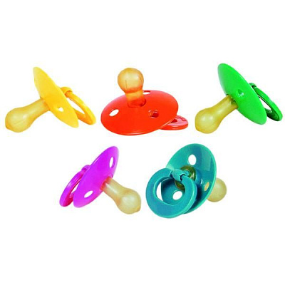 Пустышка латексная классическая Курносики, 2 шт