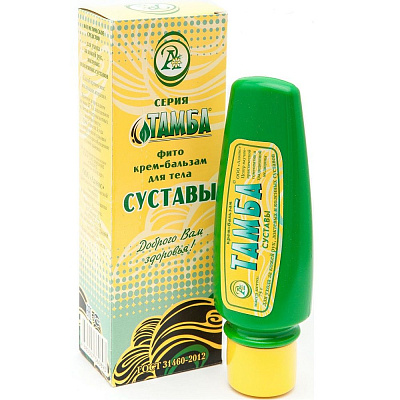 Фито крем-бальзам для тела Тамба суставы, 75 мл