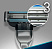 Сменные кассеты mach3 Gillette, 4 шт
