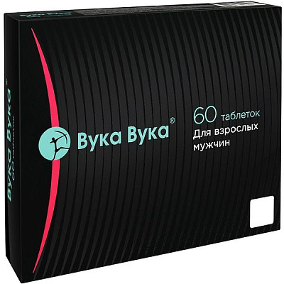 Препарат для здоровья мужской половой системы Вука Вука 550 мг, 60 шт