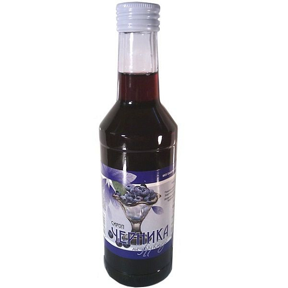 Сироп черники на фруктозе для поддержки зрения, 250 мл