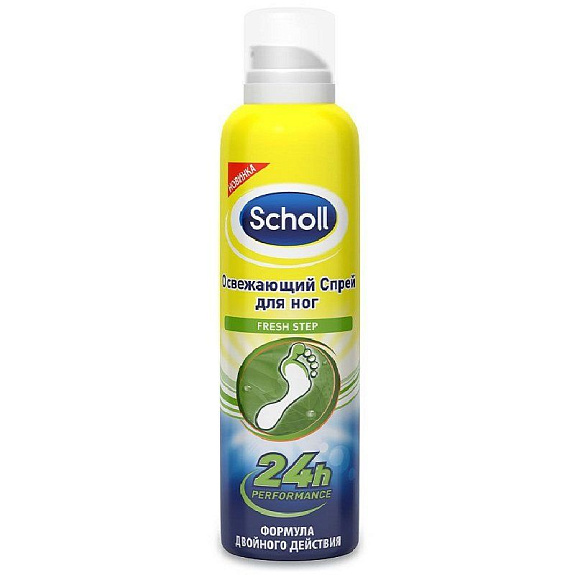 Спрей для ног  освежающий Scholl, 150 мл